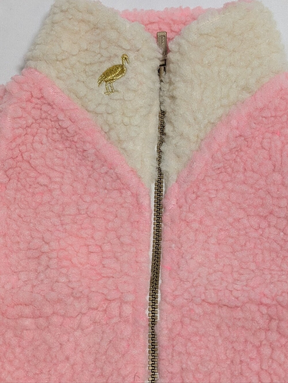TBBC Beaufort Bonnet Company Van Camp Sherpa Vest Pink 18-24M NWT - Picture 5 of 8